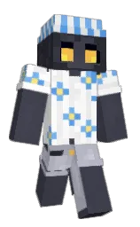 Dullu's Minecraft skin wearing the Migrator cape