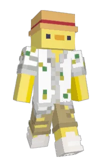 Front of extafied's skin
