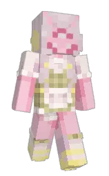chantilly and white linen Minecraft skin — Slim model — first worn by KODI23