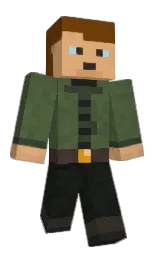 antique bronze and harvest gold Minecraft skin — Classic model — first worn by parmfry