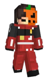 tall poppy and mexican red Minecraft skin — Slim model