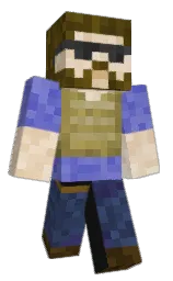cod gray and bronzetone Minecraft skin — Classic model