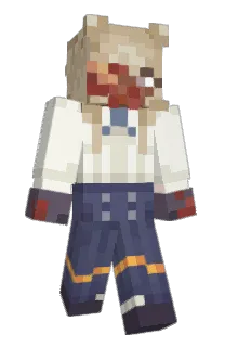 Front of MizoDorito's skin