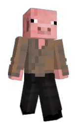 sea pink and cod gray Minecraft skin — Classic model