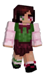 carbonated_m1lk's Minecraft skin wearing the Cherry Blossom cape