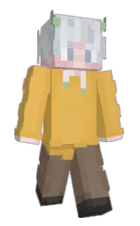 Z4boR's Minecraft skin wearing the Migrator cape