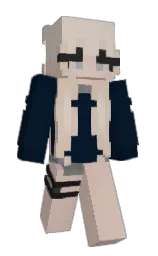 Divinah's Minecraft skin wearing the Pan cape