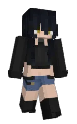 cod gray and cinder Minecraft skin — Slim model — first worn by La_Brune_Fr