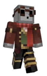Minigunny1's Minecraft skin wearing the Migrator cape