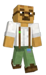 HeDoesItForFree's Minecraft skin wearing the Migrator cape