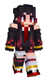 Mira_Xx's Minecraft skin wearing the Migrator cape