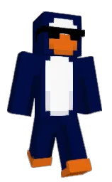 amskyi's Minecraft skin wearing the Migrator cape