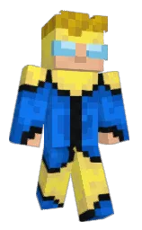 black and gorse Minecraft skin — Classic model