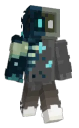 tundora and black pearl Minecraft skin — Classic model — first worn by Bukalemun76