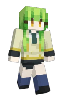 Front of Fayly's skin