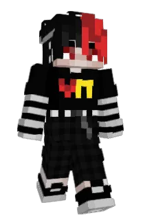 Front of Clyne's skin