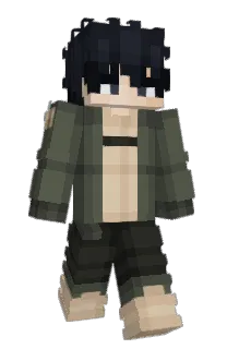 Front of Joecrft's skin