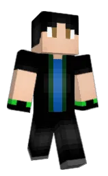 Alfez's Minecraft skin wearing the Migrator cape
