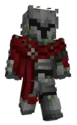 rebel and sepia black Minecraft skin — Classic model