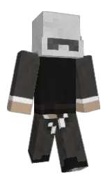 mongoose and cod gray Minecraft skin — Classic model