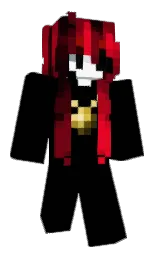 evangell's Minecraft skin wearing the Menace cape