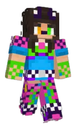 manhattan and english walnut Minecraft skin — Classic model — first worn by Tyrantzodon