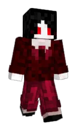 black and temptress Minecraft skin — Slim model