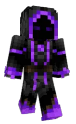 Raptor_Black's Minecraft skin wearing the Migrator cape
