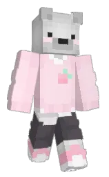 KaliU9's Minecraft skin wearing the 15th Anniversary cape