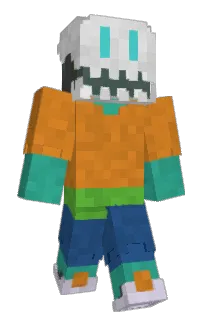 Front of Xrayos's skin