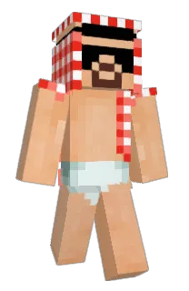 Front of PanKozak's skin