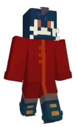 dark tan and tamarillo Minecraft skin — Classic model — first worn by BeeInTheWoods