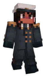 shark and bunker Minecraft skin — Classic model — first worn by Fleshsticks