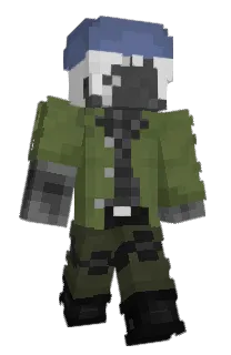 Front of AsweJ's skin