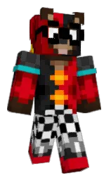red berry and cod gray Minecraft skin — Classic model — first worn by ixCholo
