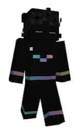 hwicy's Minecraft skin wearing the Aurora cape