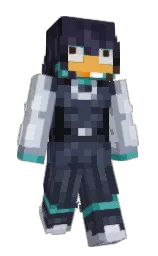 oxford blue and charade Minecraft skin — Slim model — first worn by Hongillos_abuela