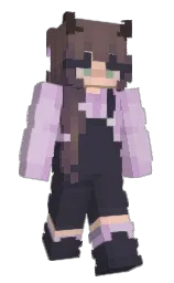 OllyOnyx's Minecraft skin wearing the Cherry Blossom cape