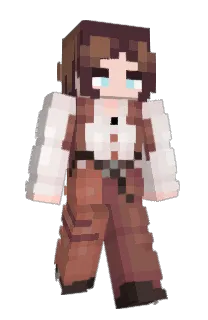 Front of Rosepown's skin