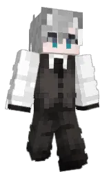 white and dune Minecraft skin — Slim model