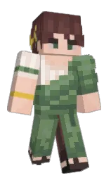 PixlerOff's Minecraft skin wearing the Pan cape