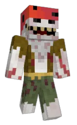 black and punch Minecraft skin — Classic model
