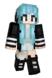 ABlueFlan Minecraft avatar full body