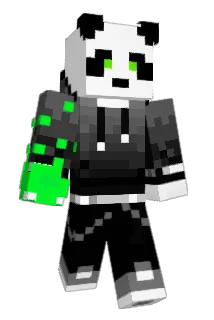 ABoganPanda Minecraft avatar full body