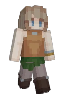 ACleanBlender Minecraft avatar full body