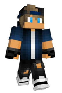 AE7KW Minecraft avatar full body