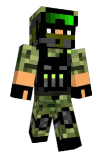 AJ0865 Minecraft avatar full body