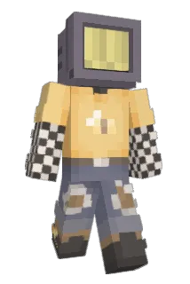 AJ9233 Minecraft avatar full body