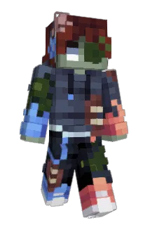 AJG676 Minecraft avatar full body