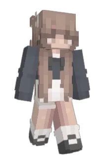 AMY_ORANGE Minecraft avatar full body
